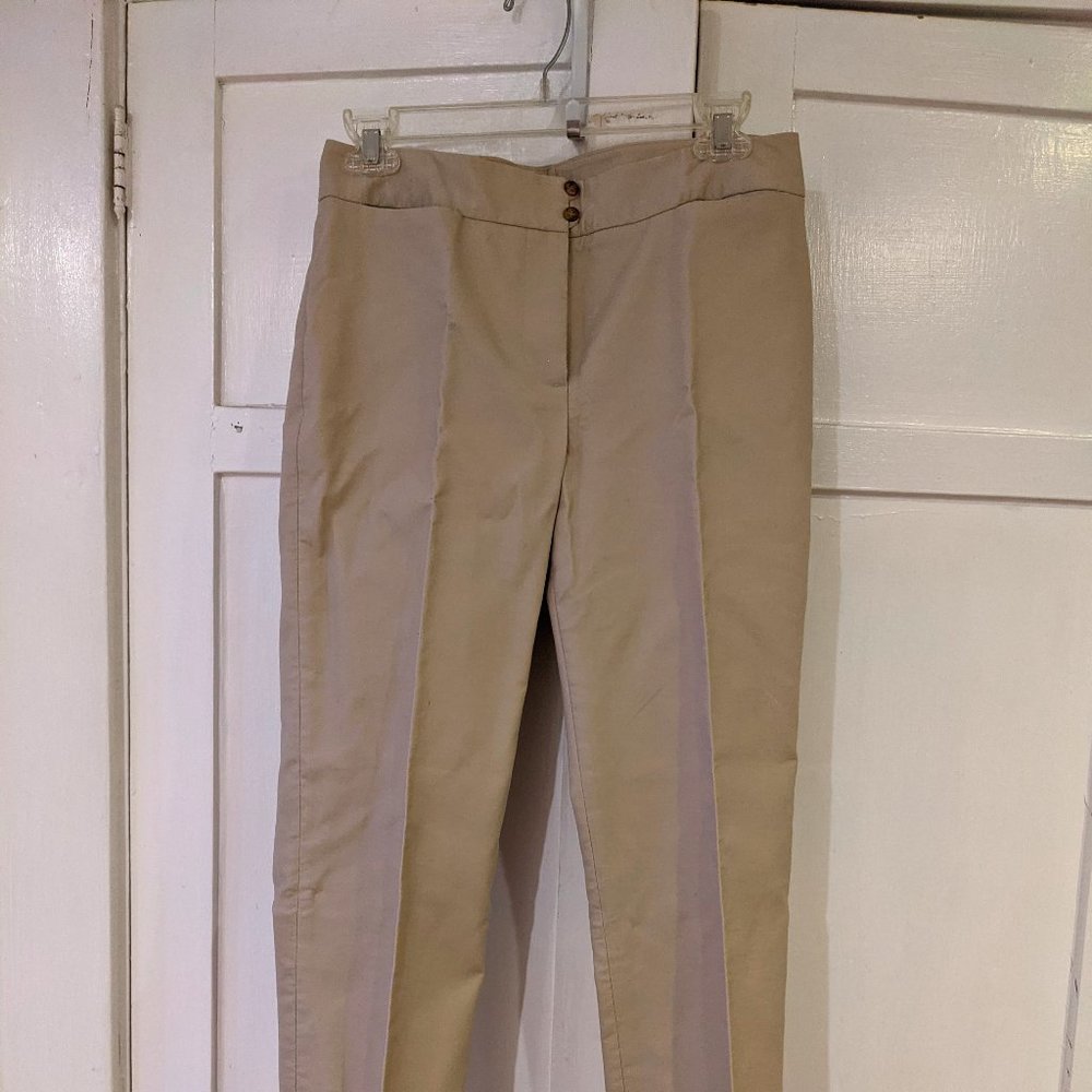 J. McLaughlin Classic Chino Pant Trouser Sz 4